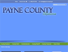 Tablet Screenshot of paynecounty.org